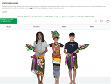 Tablet Screenshot of es.benetton.com